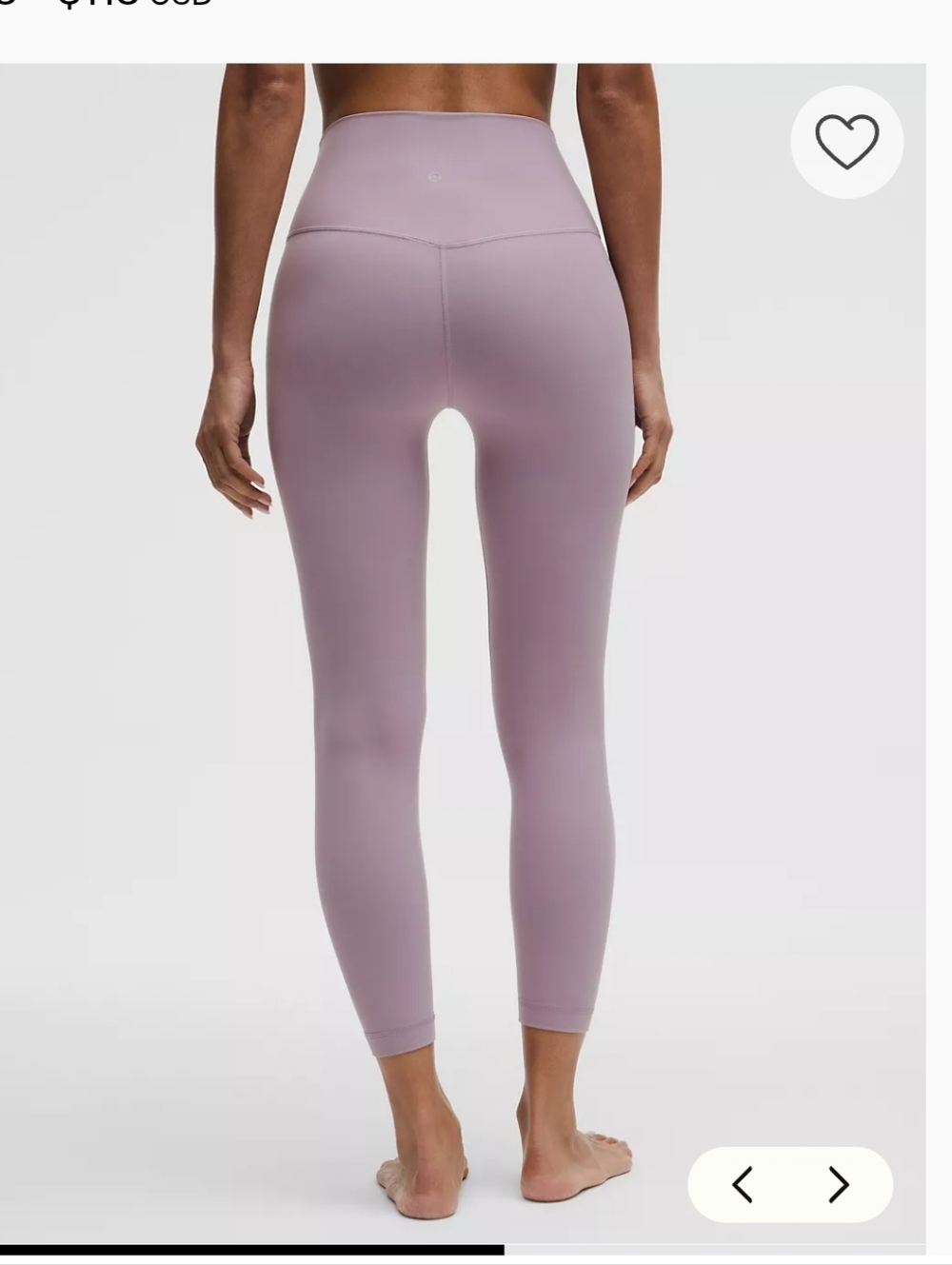lululemon Align High-Rise Pant 25" Lotus Lavender